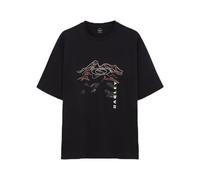 Oakley Mens Mountain Ridge Tee, Pitch Black, Large