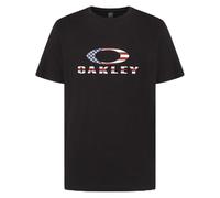 Oakley Men's O Bark 2.0 Tee T-Shirt, Black/American Flag, XXL