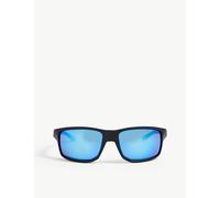 Oakley Mens Oakley Oo9449-60 Gibston Rectangular-Frame Sunglasses Black