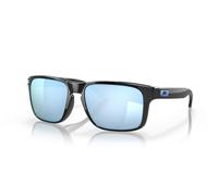 Oakley Men's Oo9102 Holbrook Square Sunglasses,Polished Black/Prizm Deep Water Polarized