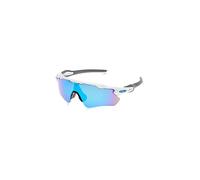 Oakley Mens Oo9208 Radar Ev Path Polarized Shield Sunglasses, Polished White & Black/Prizm Sapphire, 38 Mm