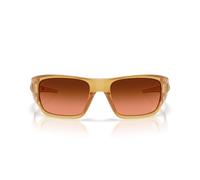 Oakley Men's Oo9486 Masseter Rectangular Sunglasses, Transparent light curry/prizm brown gradient, 60 mm
