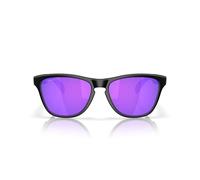 Oakley Men's Oo9508 Frogskins S Sunglasses, Matte Black/Prizm Violet, 53 mm