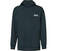 Oakley Men's Park Recycled Softshell Hoodie Pullover Sweater, Hunter Green (Helmet), S