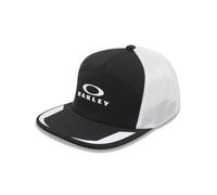 Oakley Men's Podium Trucker Hat, Black/White, X-Large