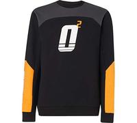 Oakley Men's Racing Team Crewneck Pullover Sweater, Blackout, XL