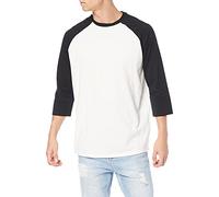 Oakley Men's Relax Raglan 3/4 TEE, Off White/Black, Medium