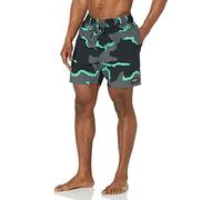 Oakley Men's Retro Rc 18" Beachshort Board Shorts, B1b Camo Black/Mint/Grey, Large