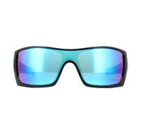 Oakley Men's Shield Polished Black Prizm Sapphire Sunglasses Oakley Black One Size