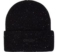 Oakley Men's Standard B1b Speckled Beanie Hat, Blackout, One Size