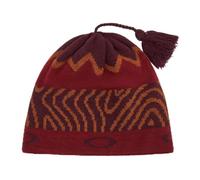 Oakley Men's Team Collection Nordic Tassle Beanie Hat, Grenache Norway Pattern, One Size