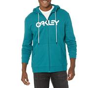 Oakley Men's Teddy Full Zip Hoddie Hooded Sweatshirt, Aurora Blue, L