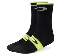 Oakley Men's Thermal Cycling Black Neon Yellow Socks | Size: Small Oakley Multicolor S