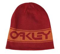Oakley Men's Thermonuclear Protection Reversible Beanie Hat, Iron Red, One Size