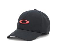 Oakley Men's Tincan Cap, Pitch Black/Flame Red, L