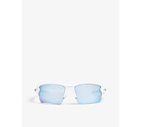 Oakley Mens White Oo9188 Flak 2.0 Xl Square-frame Sunglasses