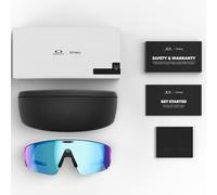 Oakley Meta Vanguard AI Performance Sunglasses - Prizm Road - White / Prizm Sapphire