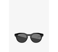 Oakley Meta Womens Oakley Meta Ow8002 Hstn Round-Frame Meta Ai Glasses Black