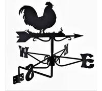 Oakley Mini Cockerel Weathervane - Steel - L38 X W38 X H47.5 Cm - Black