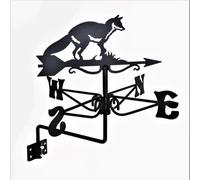 Oakley Mini Fox Weathervane - Steel - L38 X W38 X H44.5 Cm - Black