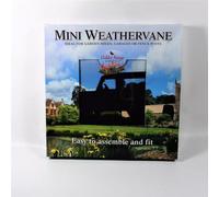 Oakley Mini Land Rover Weathervane - Steel - L38 X W38 X H46 Cm - Black