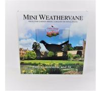 Oakley Mini Pheasant & Partridge Weathervane - Quality Wind Vane - Steel - L38 X W38 X H43 Cm - Black