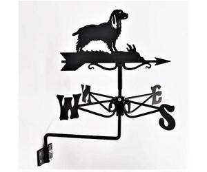 Oakley Mini Springer Spaniel Weathervane - Steel - L38 X W38 X H48.5 Cm - Black