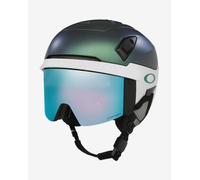 Oakley MOD7 MIPS Visor Ski Helmet with Prizm Lens Green White - M