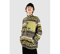 Oakley Mountain Fire Sherpa Zip Hoodie fern norway pattern L