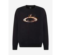 Oakley MTL Solar Rail Crew Sweatshirt Pure Black Orange - XS