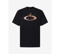 Oakley MTL Solar Rail Short Sleeve T-shirt Pure Black Orange - XS