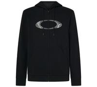 Oakley New Ellipse Full Zip Hoodie Casual Hooded Top Jumper Sweatshirt Black