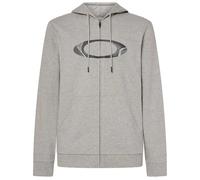 Oakley New Ellipse Full Zip Hoodie New Granite Heather Sports Urban Casual Me...