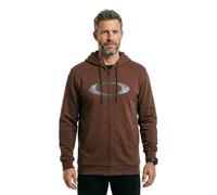 Oakley New Ellipse Full Zip Hoodie Cocoa Brown Sports Urban Casual Men's Hood...