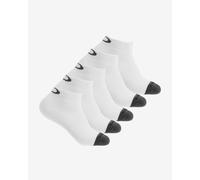 Oakley No Show Socks White Black (5 Pairs) - M