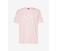 Oakley O-Bark 2.0 Short Sleeve T-Shirt Pink White - XXL