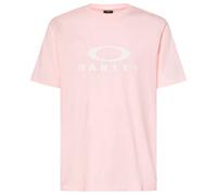 Oakley O-Bark 2.0 Short Sleeve T-Shirt Pink White - L