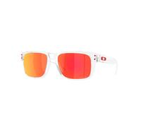 Oakley Holbrook XXS Glasses Clear with Prizm Ruby lenses Kids