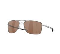 Oakley OO4124 GAUGE 8 412409 Man Sunglasses Metal Grey Brown Squared Polarized Prizm