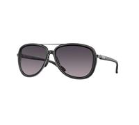Oakley OO4129 SPLIT TIME 412917 Woman Sunglasses Metal Black Grey Round Normal Shaded