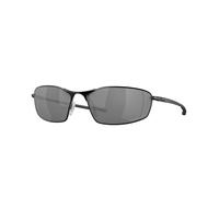Oakley OO4141 WHISKER 414103 Man Sunglasses Metal Black Grey Round Polarized Prizm