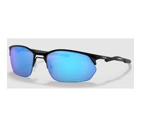 Oakley OO4145 -04 Wire Tap 2.0 Satin Black w/ Prizm Sapphire Size: one size