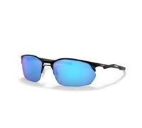 Oakley OO4145 Wire Tap 2.0 Sunglasses, Satin Black/Prizm Sapphire, 60mm