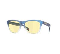 Oakley Frogskins X Fortnite Matte Cyan Blue Clear Shift Fade Glasses with Prizm Gaming 2.0 Lenses