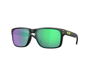 Oakley OO9102 HOLBROOK 9102AI Man Sunglasses O_matter Black Green Squared Normal