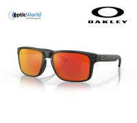 Oakley Holbrook Sunglasses, M/L Matte Black/Prizm Ruby