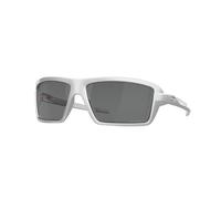 Oakley OO9129 CABLES 912912 Man Sunglasses Plastic Silver Black Squared Polarized Prizm