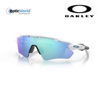 OAKLEY Radar Ev Path Polished Wht/prizm Saph - Sport sunglasses - White/Blue - taille Unique