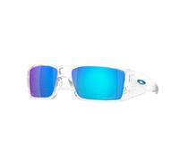 Oakley Heliostat Prizm Polarized Sunglasses Clear Prizm Sapphire Polarized/CAT3