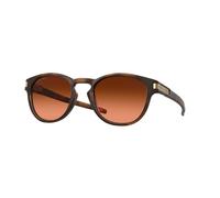 Oakley Latch Glasses Matte Brown Tortoise with Prizm Brown Gradient Lenses